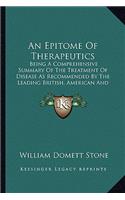 An Epitome Of Therapeutics