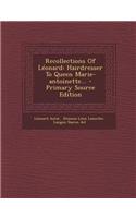 Recollections of Leonard
