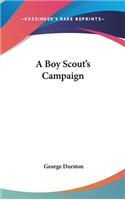 A Boy Scout's Campaign