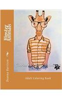 Hipster Animals: Adult Coloring Book