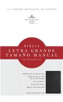 RVR 1960 Biblia Letra Grande Tamaño Manual, negro piel fabricada