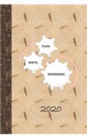 Plan, write, remember 2020