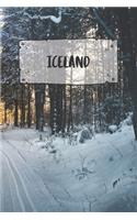 Iceland: Ruled Travel Diary Notebook or Journey Journal - Lined Trip Pocketbook for Men and Women with Lines