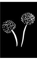 Dandelion Notebook: College Ruled Line Paper Pages Journal 6 x 9 Inches (15,2 x 22,9 cm) - Nature Art Gift Idea - Diary, Photo Album or Recipes Booklet