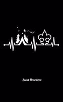 Scout Heartbeat: Dot Grid Notebook, Dotted Journal Pages For Notes, Bullet Planner Or Organizer For Scout Lovers, Scout Law And Camping Enthusiasts, Scouting And Cam