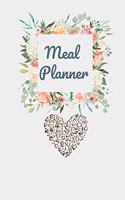 Meal Planner: Meal Planner: A Daily Food Journal to Help You Become the Best Version of Yourself, Ready to fill Journal, Beautiful Notebook Design (6"x9" - 100 Pa