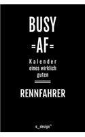Kalender 2020 für Rennfahrer