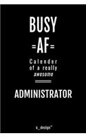 Calendar 2020 for Administrators / Administrator