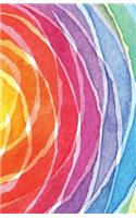 Bullet Journaling Notebook Rainbow Circles