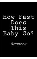 How Fast Does This Baby Go?: Notebook