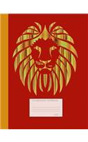 Lion Composition Notebook