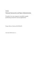 Versatile, Low-Cost, Computer-Controlled, Sample Positioning System for Vacuum Applications