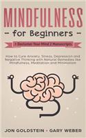 Mindfulness for Beginners + Declutter Your Mind 2 Manuscripts: How to Cure Anxiety, Stress, Depression and Negative Thinking with Natural Remedies Like Mindfulness, Meditation and Minimalism