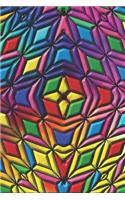 3D Geometric Optical Illusion Notebook