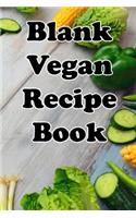 Blank Vegan Recipe Book