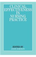 Clinical Effectiveness in Nursing Practice
