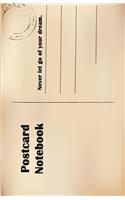 Postcard Notebook: Postcard Notebook - A5 Lined Notebook, Cream paper, A5 Size (5.5 x 8.5 inches), 100 pages (50 sheets)