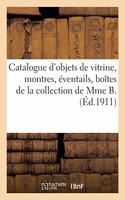 Catalogue d'Objets de Vitrine, Montres, Éventails, Boîtes, Miniatures, Étuis, Ivoires