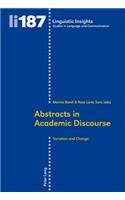 Abstracts in Academic Discourse