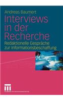 Interviews in Der Recherche
