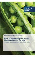 Role of Indigenous Financial Organizations in Poverty