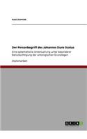 Der Personbegriff des Johannes Duns Scotus