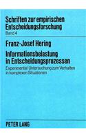 Informationsbelastung in Entscheidungsprozessen