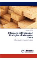 International Expansion Strategies of Malaysian Firms