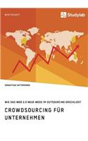Crowdsourcing für Unternehmen. Wie das Web 2.0 neue Wege im Outsourcing erschließt
