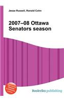 2007-08 Ottawa Senators Season