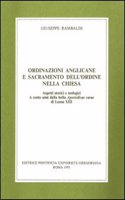 Ordinazioni Anglicane E Sacramento Dell'ordine Nella Chiesa