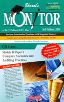 Monitor For Cs-Exec, Module Ii, Paper 5: Company Accounts And Auditing Practices
