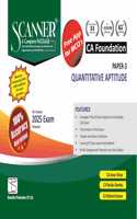 Quantitative Aptitude (Paper 3 | CA Foundation) Scanner - Including questions and solutions | Applicable for January 2025 Exam | Green Edition