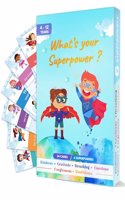 What's Your Superpower Cards For Building Emotional Intelligence in Children (4-12 years) | Affirmations | Skill Building Activity | Prompt Cards | 24 Double Sided Cards