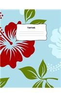 Notebook: Hawaii Flower