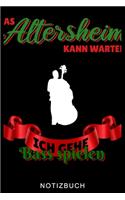 Das Altersheim Kann Warten Ich Gehe Bass Spielen Notizbuch: A5 TAGEBUCH Geschenkideen für Bassisten - Kontrabass - Jazz - Musik - Buch - Geschenk für Erwachsene Kinder Anfänger - Bücher - Bass