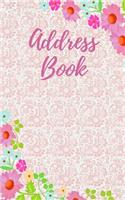 Flowers & Lace Address Book