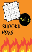 Sudoku Heiss: Vol 3 - Schwieriges Niveau mit Lösungen
