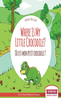 Where Is My Little Crocodile? - Où est mon petit crocodile?: Bilingual English - French Picture Book for Children Ages 2-6