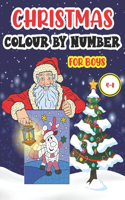 Christmas Colour by Number for Boys 4-8