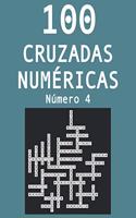 100 cruzadas numéricas - Número 4: Pasatiempos para adultos de cruzadas con números