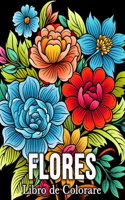 Flores Libro de Colorear: 50 Imágenes Bonitas para Aliviar el Estrés y Relajarse