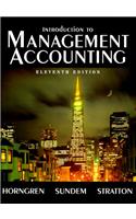 Introduction to Management Accounting (Prentice Hall series in accounting)