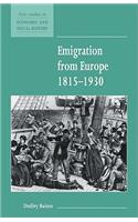 Emigration from Europe 1815-1930