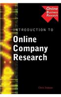 Introduction to Online Company Research