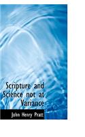 Scripture and Science Not at Variance