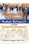 Approaches to Measuring Human Behavior in the Social Environment