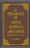 Treasury of Notes Quotes & Anecdotes for Sermon Building