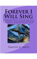 Forever I Will Sing