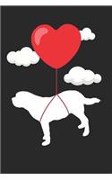 Saint Bernard Notebook - Valentine's Day Gift for Saint Bernard Lovers - Saint Bernard Journal: Medium College-Ruled Journey Diary, 110 page, Lined, 6x9 (15.2 x 22.9 cm)
